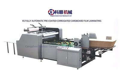 Tam otomatik önceden kaplanmış karton laminasyon makinesi